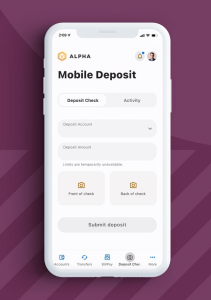 Mobile Deposit Online Banking