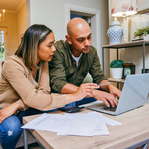 CVF couple using online financial education