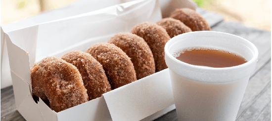 cider and doughnuts