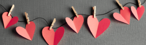 Hearts mean cupid is near