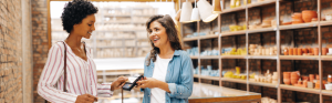 ladies using new debit